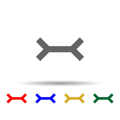Arrow multi color style icon. Simple glyph, flat vector of arrows icons for ui and ux, website or mobile application