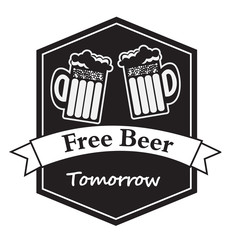 FREE BEER POSTER