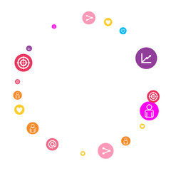 Social media marketing, Communication concept.