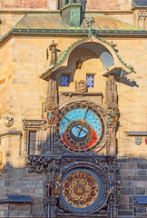 Astronomical Clock (Orloj) in the Old Town of Prague