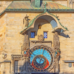 Obraz premium Astronomical Clock (Orloj) in the Old Town of Prague
