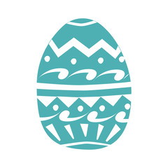 Easter eggs with different ornament isolated on a white background in yellow and orange colors. Spring holiday. Vector Illustration. Card, web sites, printed materials for Easter.