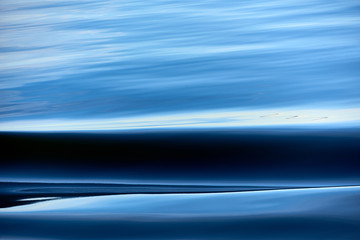 soft waving water in baltic sea