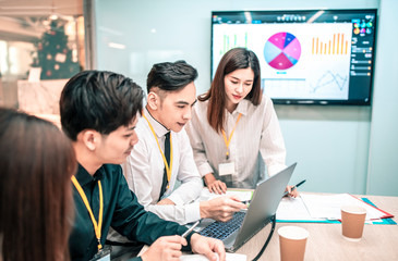 Business people meeting in conference  room