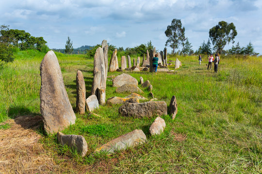 Tiya Stele field, Naciones, Ethiopia, Africa
