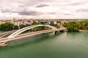 pont Pasteur bridge Lyon confluence France
