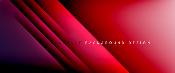 Fototapeta premium Trendy simple fluid color gradient abstract background with dynamic straight shadow line effect. Vector Illustration For Wallpaper, Banner, Background, Card, Book Illustration, landing page