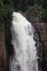 Fototapeta na wymiar Big Waterfall from Big cliff in Thailand