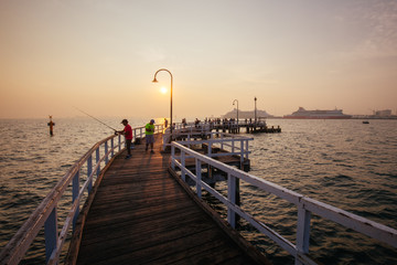 Obraz premium East Gippsland Bushfire Smoke over Melbourne