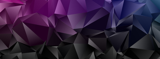 Obraz premium Abstract Low-Poly background. triangulated texture. Design 3d. Polygonal geometrical pattern. Triangular modern style
