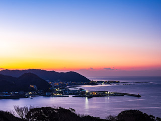 日の出・サンライズ・夜明けイメージ　相模湾