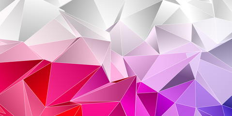 Obraz premium Abstract Low-Poly background. triangulated texture. Design 3d. Polygonal geometrical pattern. Triangular modern style