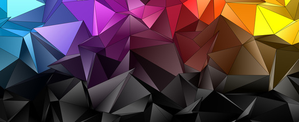 Abstract Low-Poly background. triangulated texture. Design 3d. Polygonal geometrical pattern. Triangular modern style
