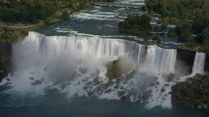 Niagara falls from above