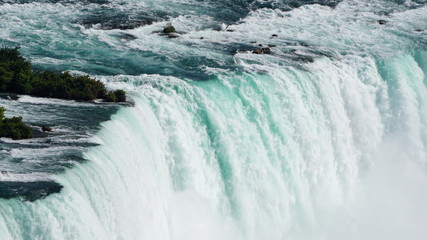 Niagara falls from above