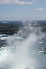 Niagara falls from above