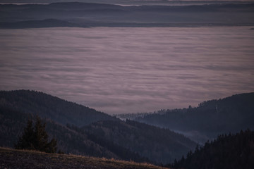 Autumn landscape in the mountains