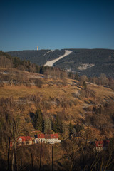Autumn landscape in the mountains