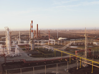 The oil refinery