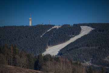 Autumn landscape in the mountains
