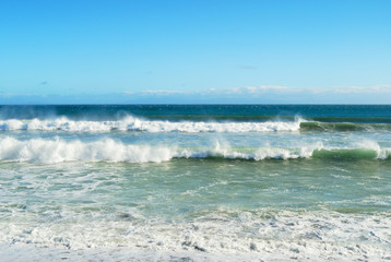海　波　素材