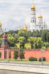 Fototapeta na wymiar Moscow Kremlin Wall panorama