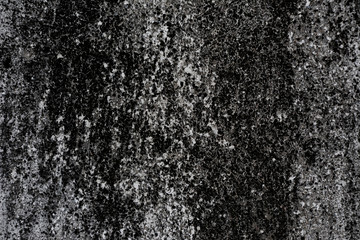 Black and white wall texture or background, scratches and cracks