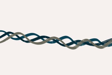 Obraz premium chain isolated on white background