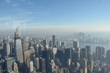 Fototapeta premium Widok ze szczytu Empire State Building