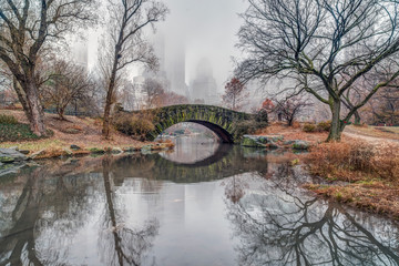 Gapstow Bridge in Central Park