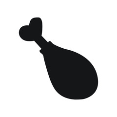 Meat vector symbol poultry