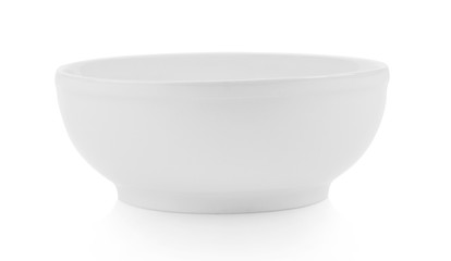  white bowl on white background