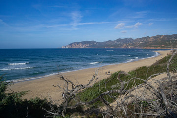 La spiaggia di Punta S'Arena