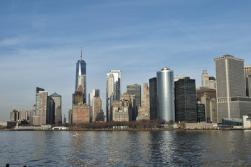 Fototapeta na wymiar New York skyline during the day