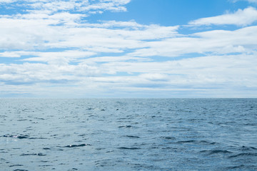 Landscape photo of the sea and the sky.