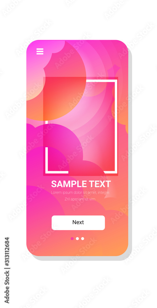 Poster dynamical colored forms abstract background gradient banner fluid color template modern graphic elem
