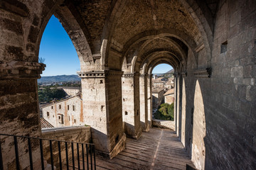 Fototapeta na wymiar Gubbio, Perugia - Umbria, italy