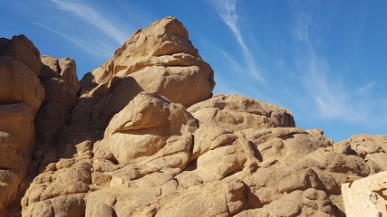 Fototapeta na wymiar Landscape with mountain in Safari Sharm, Egypt