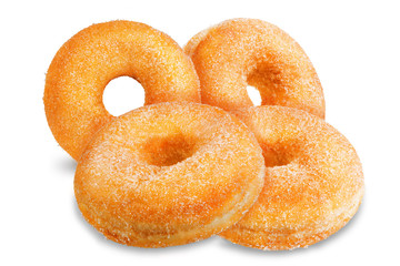 Donut on a white isolated background