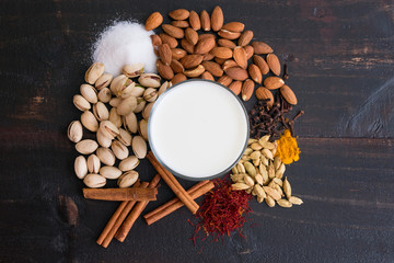 Masala Paal (Indian Spiced Milk) Ingredients