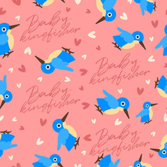 Obraz premium Big set of young animal seamless pattern : Vector Illustration