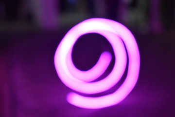 Abstract motion blur background of purple light line.