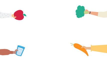 Healthy eating Organic products. Vegetarianism and diet. Healthy eating