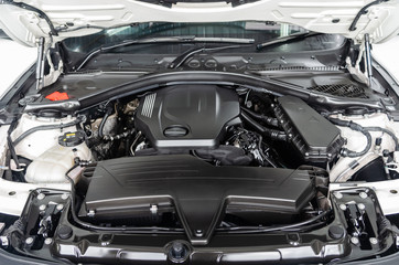 Obraz na płótnie Canvas Luxury car engine