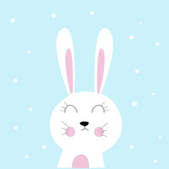 rabbit with stars 