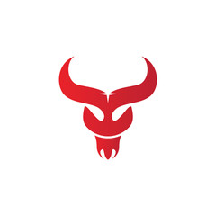 BULL Horn Logo Template vector icon illustration design