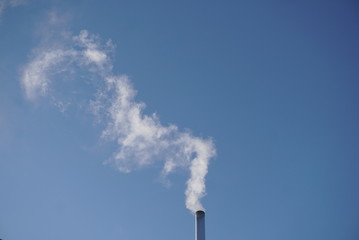 Smoke Rising From The Pipe