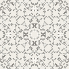 Traditional arabian geometrical seamless pattern.
