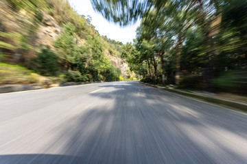 Obraz premium road in city