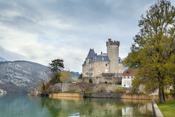 Fototapeta na wymiar Chateau de Duingt, France